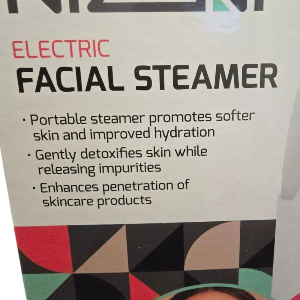 Nizoni Electric Facial Steamer Portable Face Steam Skincare